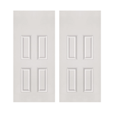 4 Panel Blank Top Textured Fiberglass Door - Shed Windows and More, Inc.