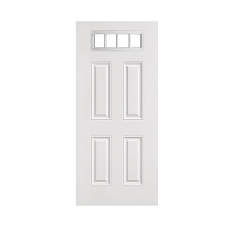 4 Panel 4 Lite Top Textured Fiberglass Door - Shed Windows and More, Inc.