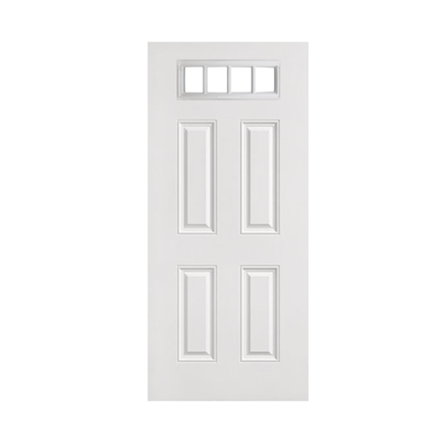 4 Panel 4 Lite Top Textured Fiberglass Door - Shed Windows and More, Inc.