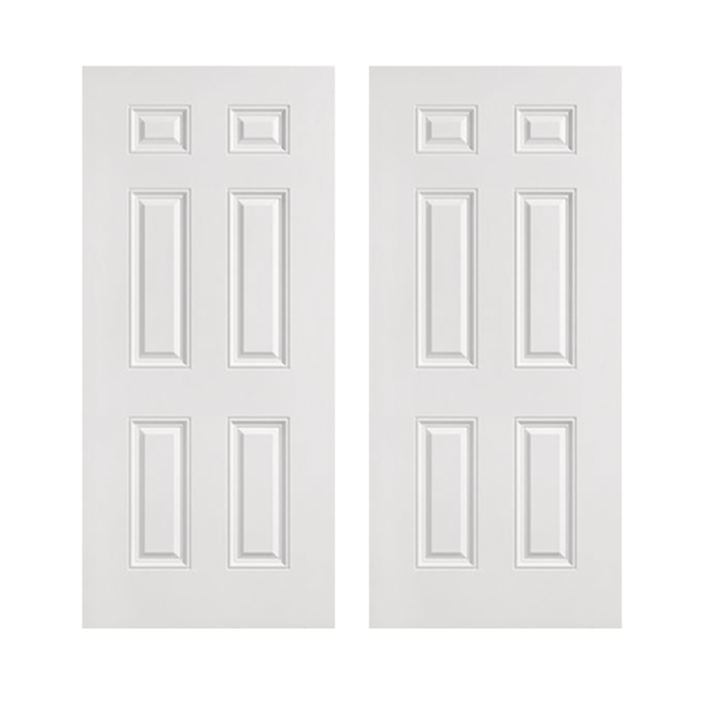 6 Panel Textured Fiberglass Door - Shed Windows and More, Inc.