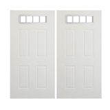 Steel Smooth 4 Panel 4 Lite Top Steel Door 36" x 79" - Shed Windows and More, Inc.
