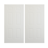 Steel Smooth 6 Panel Steel Door 36" x 79" - Shed Windows and More, Inc.