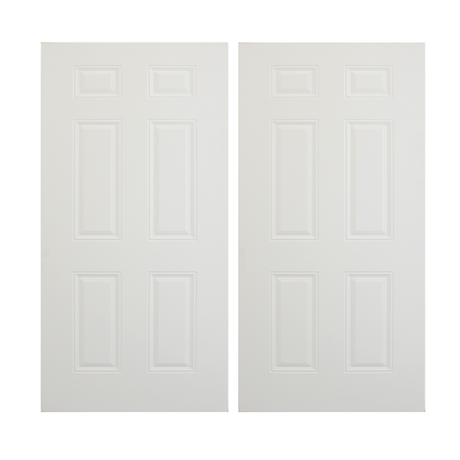 Steel Smooth 6 Panel Steel Door 36" x 79" - Shed Windows and More, Inc.