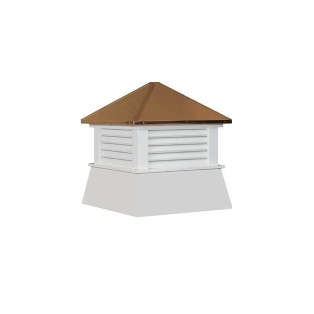 21" Vinyl Cupola with Hip Roof - Shed Windows and More, Inc.