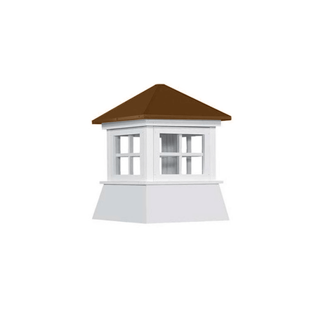 21" Vinyl Cupola with Hip Roof - Shed Windows and More, Inc.