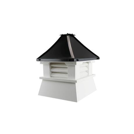 25" Vinyl Cupola with Pagoda Roof - Shed Windows and More, Inc.