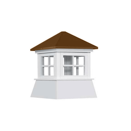 25" Vinyl Cupola with Hip Roof - Shed Windows and More, Inc.