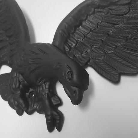 Eagle Wall Mount, Black Americana Outdoor Decor - Shed Windows and More, Inc.