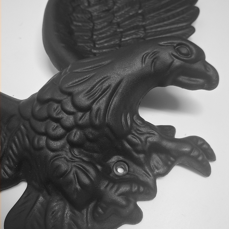 Eagle Wall Mount, Black Americana Outdoor Decor - Shed Windows and More, Inc.