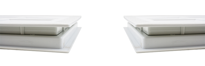 Garage door window side