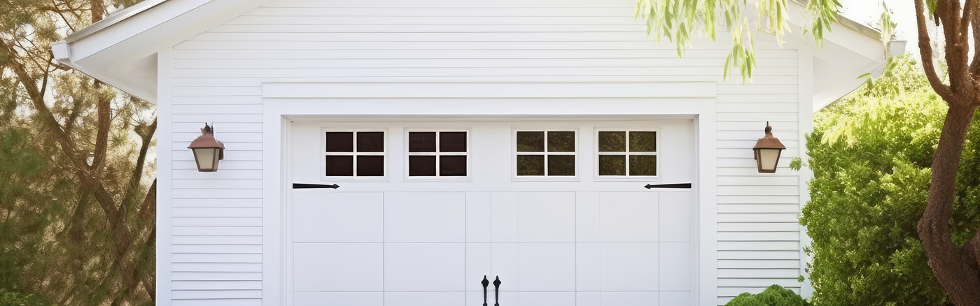 Garage door windows