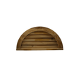 Half Round Half Octagon Back Wood Vent - Shed Windows and More, Inc.
