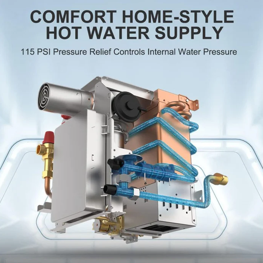 Camplux RV Tankless Water Heater - Shed Windows and More, Inc.