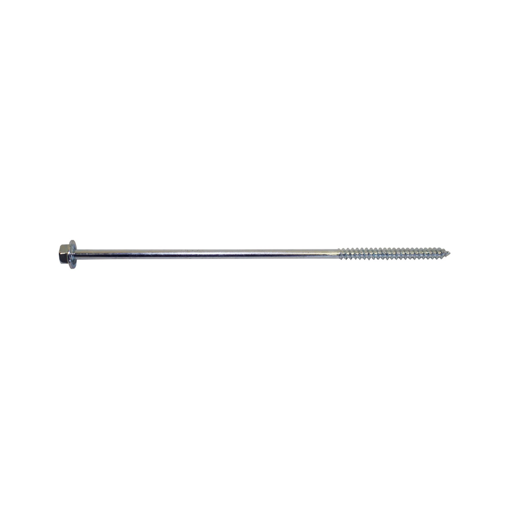Log Home Screws 1/4" Thread x 8" Long Zinc with 5/16" Nut Drive - Shed Windows and More, Inc.