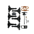 HK #1 - 5" Decorative Style T Hinges - Shed Windows and More, Inc.