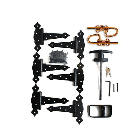 HK #1 - 5" Decorative Style T Hinges - Shed Windows and More, Inc.