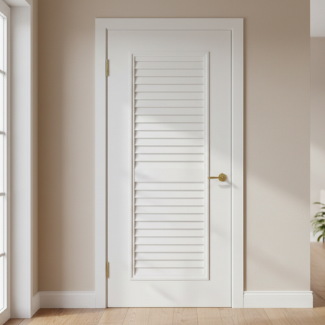 Louver Door Insert Flush Door - Shed Windows and More, Inc.