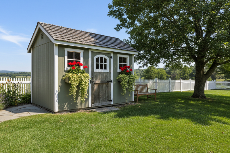 outdoor shed