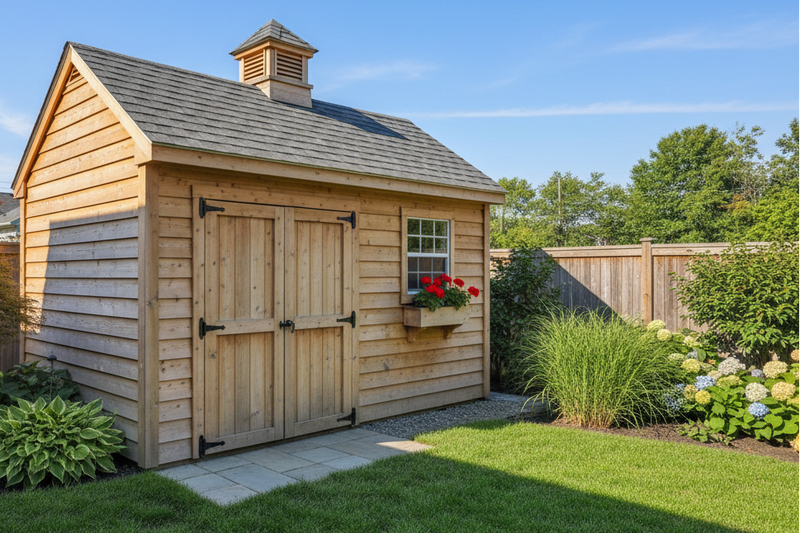 outdoor shed