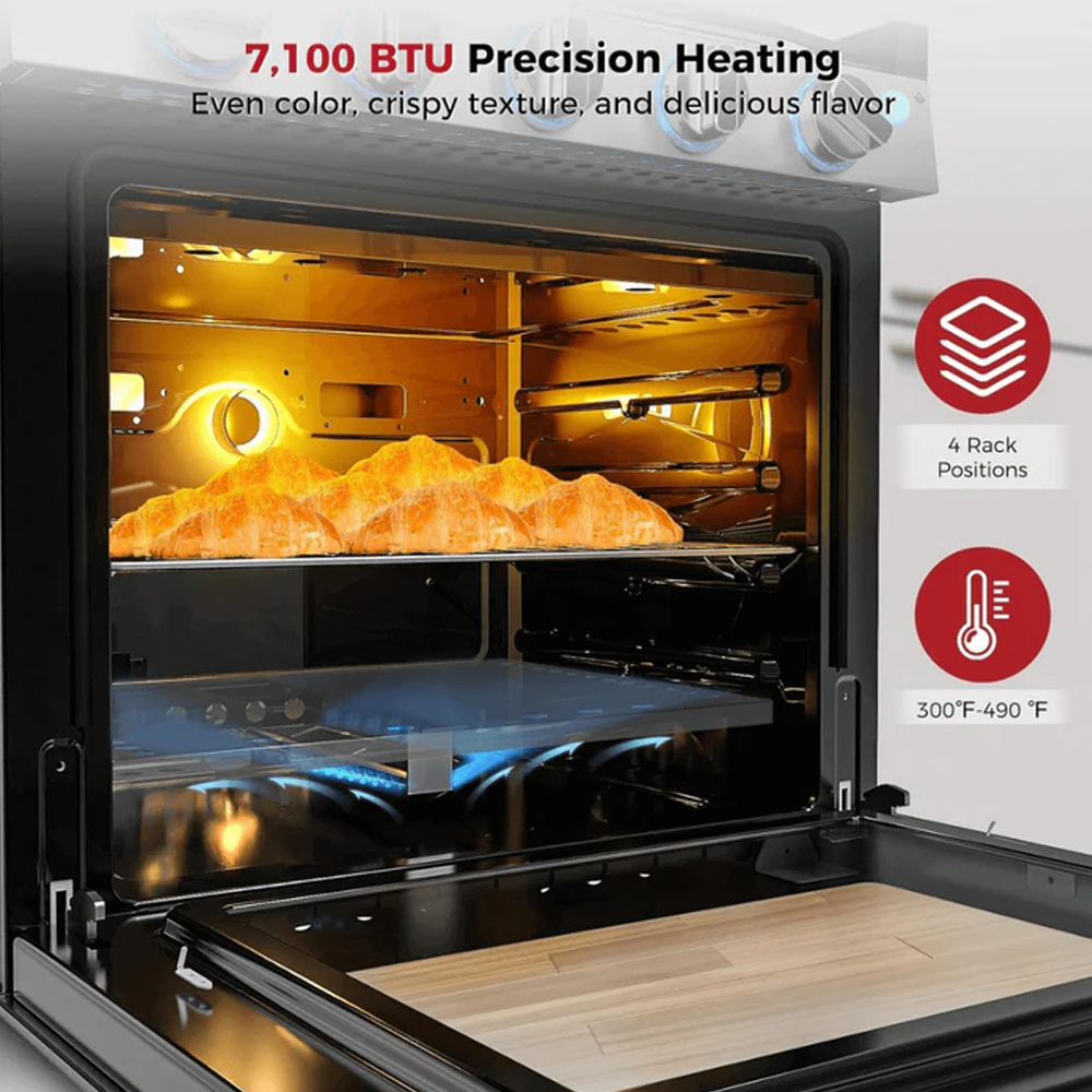 Camplux RV Oven w/3 Burners Cooktop - Shed Windows and More, Inc.