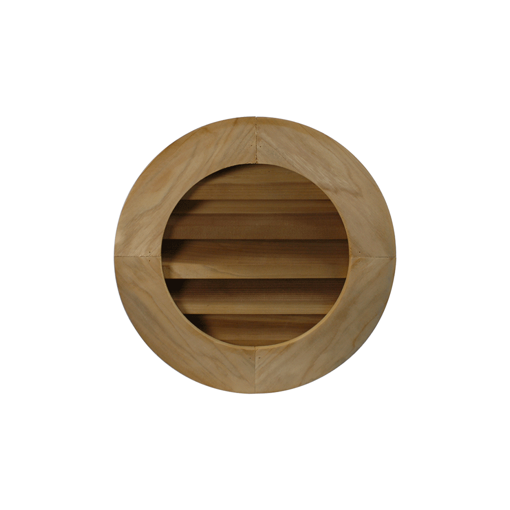 Wood Vent Round, Octagon Backside Vent - Shed Windows and More, Inc.